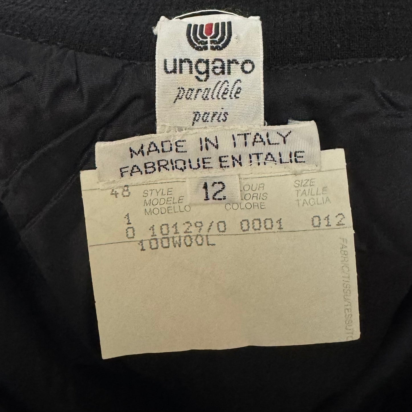 Skirt Midi By Ungaro In Black, Size: 12