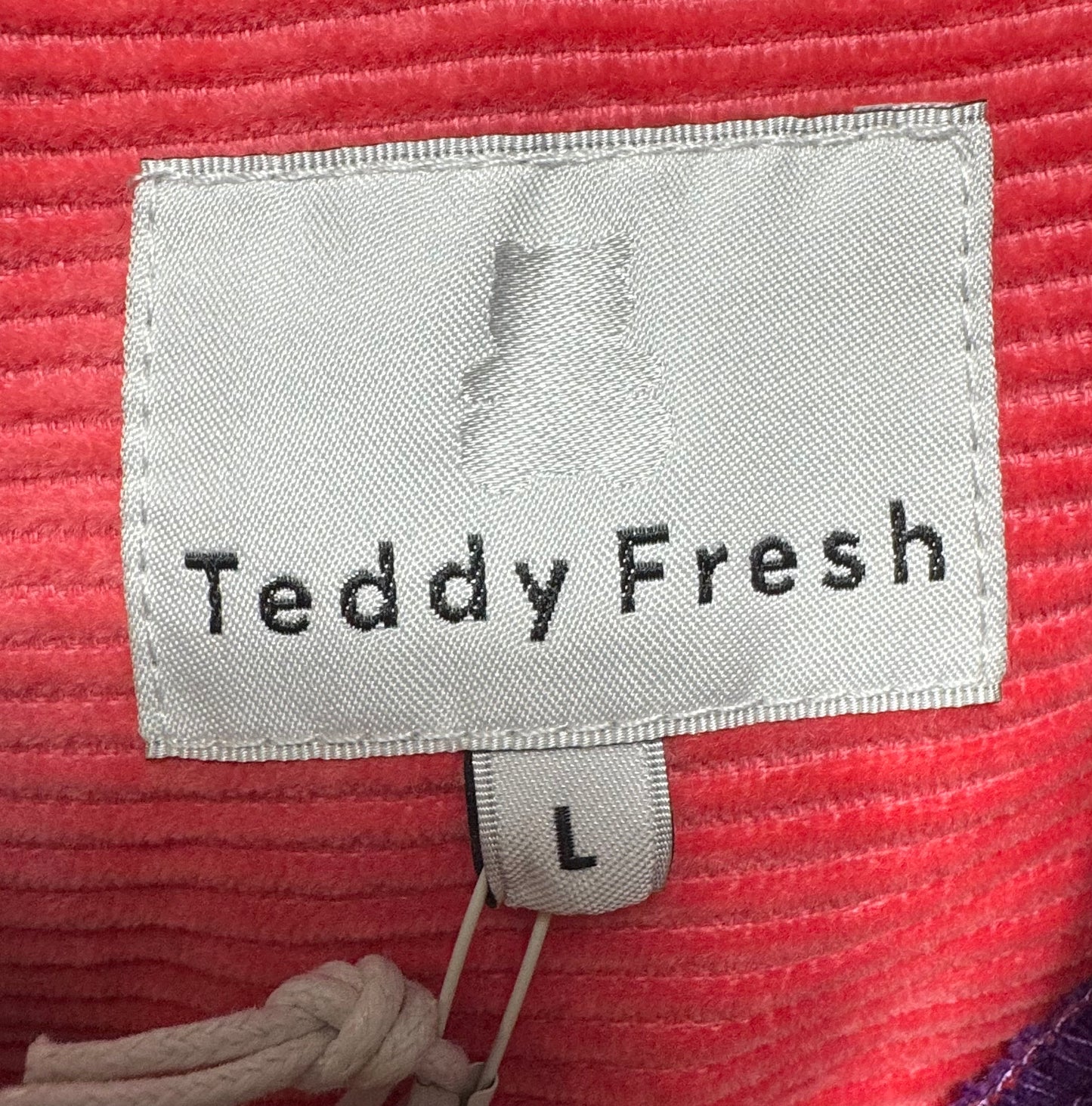 Jacket Other By Teddy Fresh  In Pink & Purple, Size: L