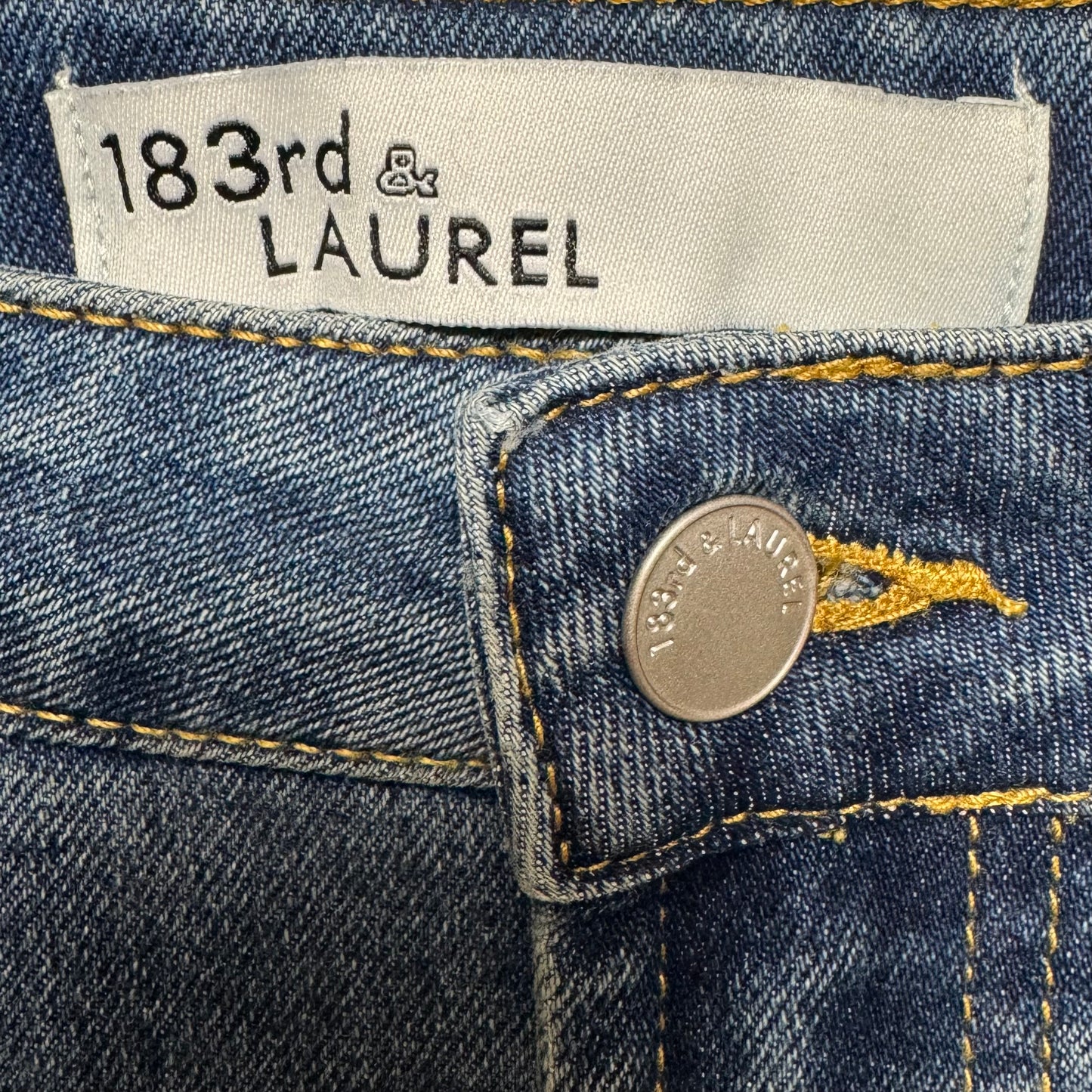 Jeans Wide Leg By 183rd & Laurel In Blue Denim, Size: 4/27