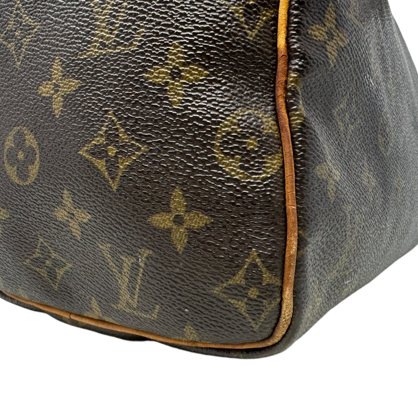 Speedy 30 Monogram Canvas Satchel Luxury Designer By Louis Vuitton, Size: Medium