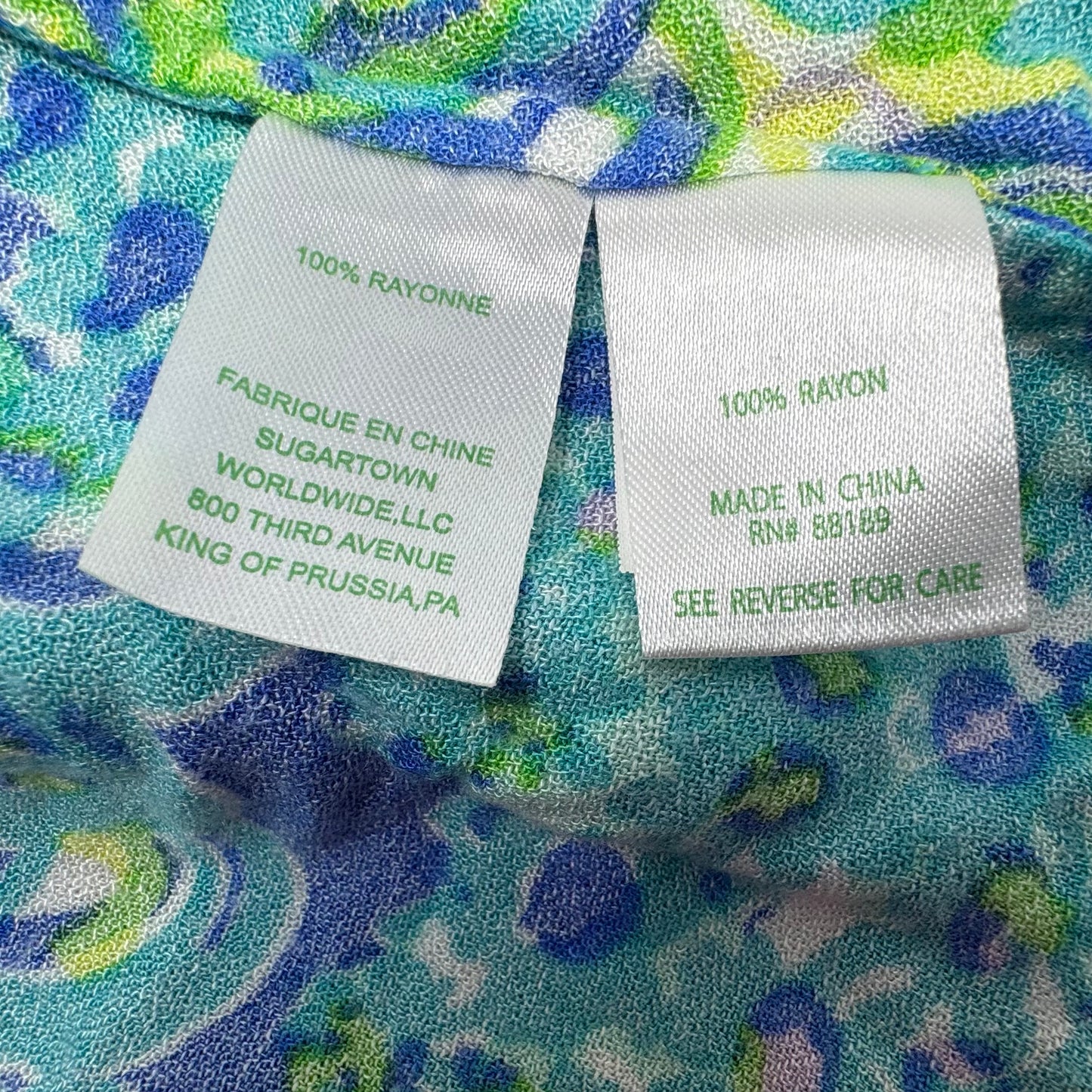 Skirt Designer By Lilly Pulitzer In Blue & Green, Size: Xs