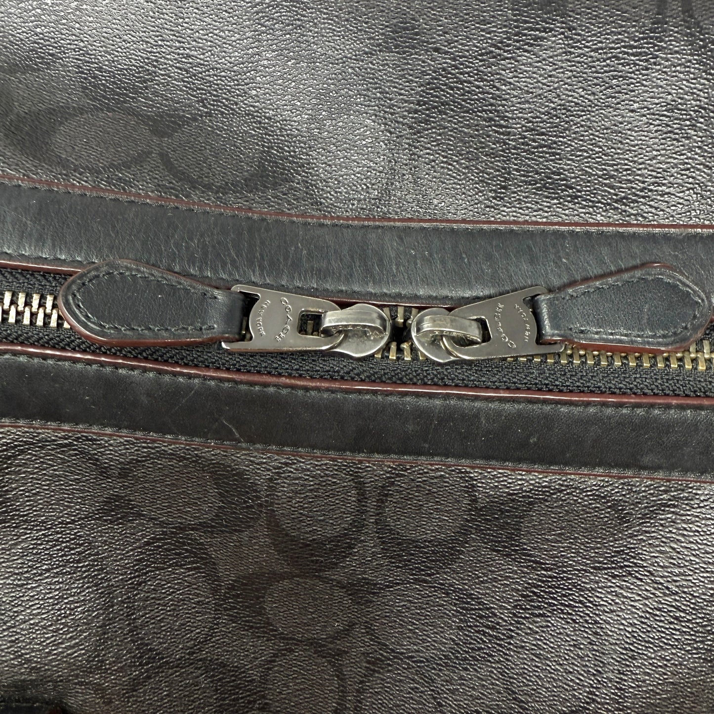 Voyager Duffel Travel Bag Designer By Coach, Size: Medium