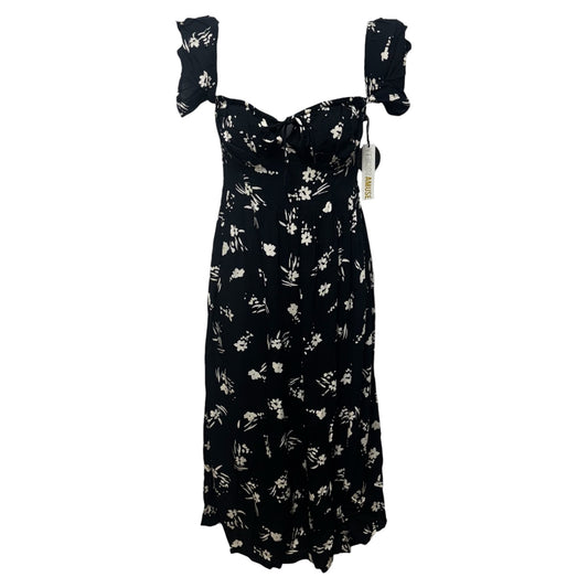 Regency Off the Shoulder Midi Dress By Amuse Society In Black & White, Size: XS
