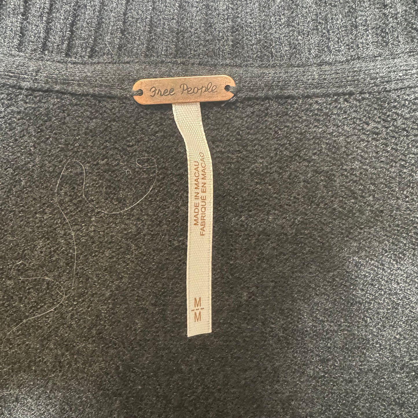 Sweater By Free People In Grey, Size: M