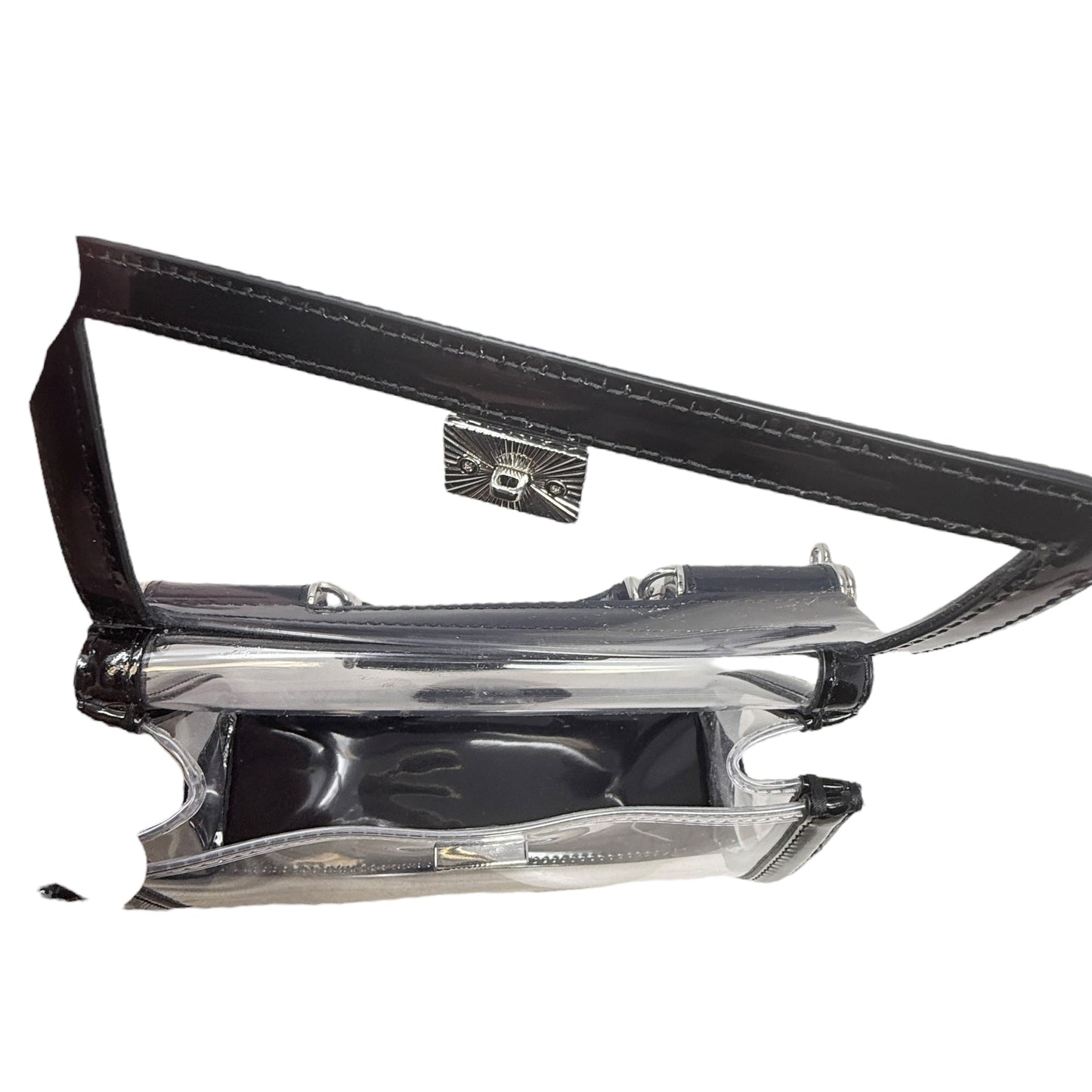 Sicily Small Transparent Top Handle Bag Luxury Designer By Dolce And Gabbana, Size: Small