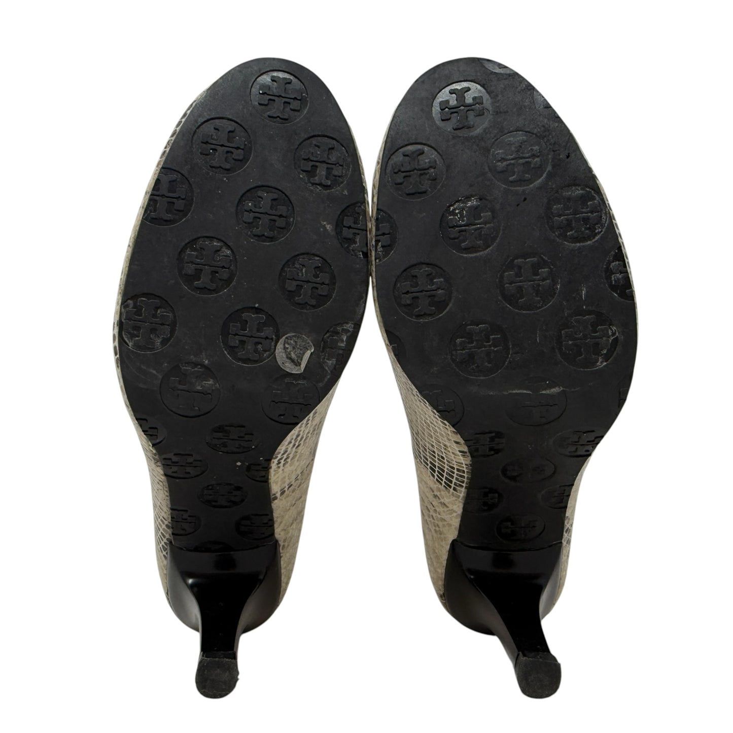 Snakeskin Pumps Designer By Tory Burch In Animal Print, Size: 7.5