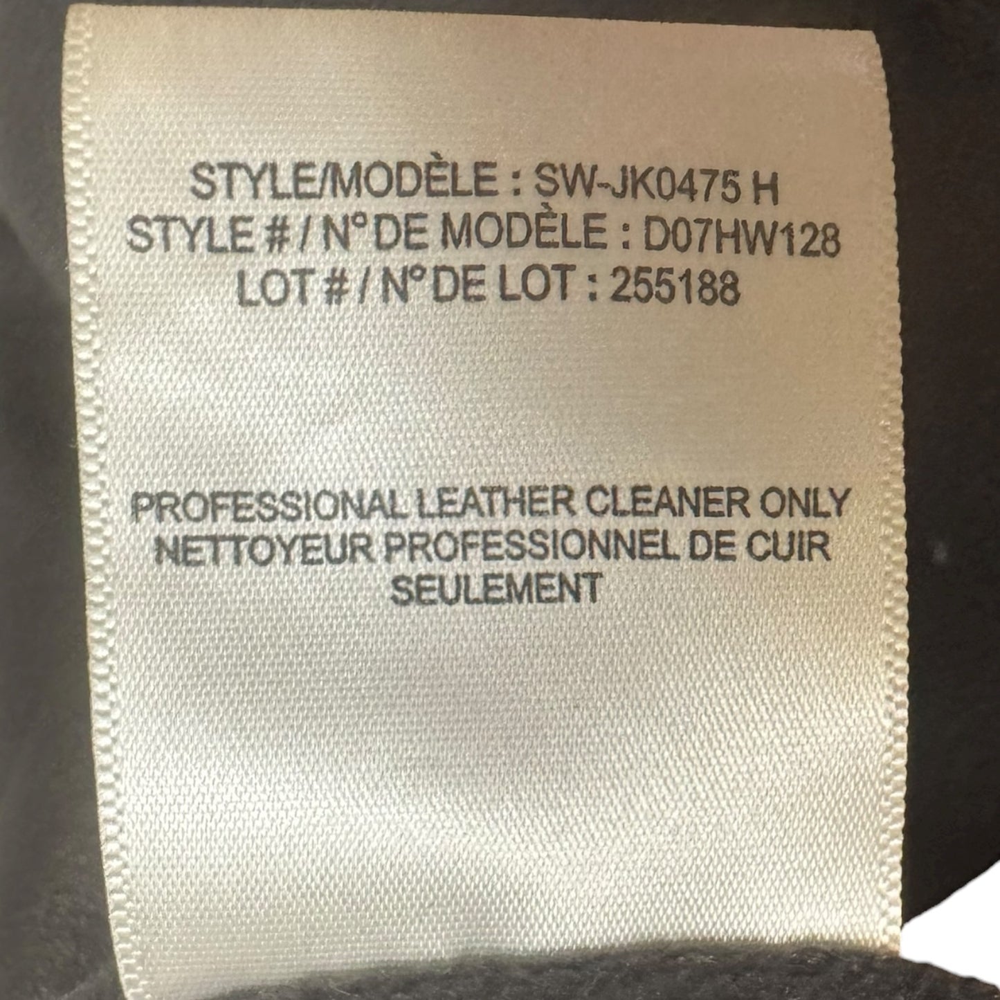 Jacket Leather By Helmut Lang In Black, Size: S
