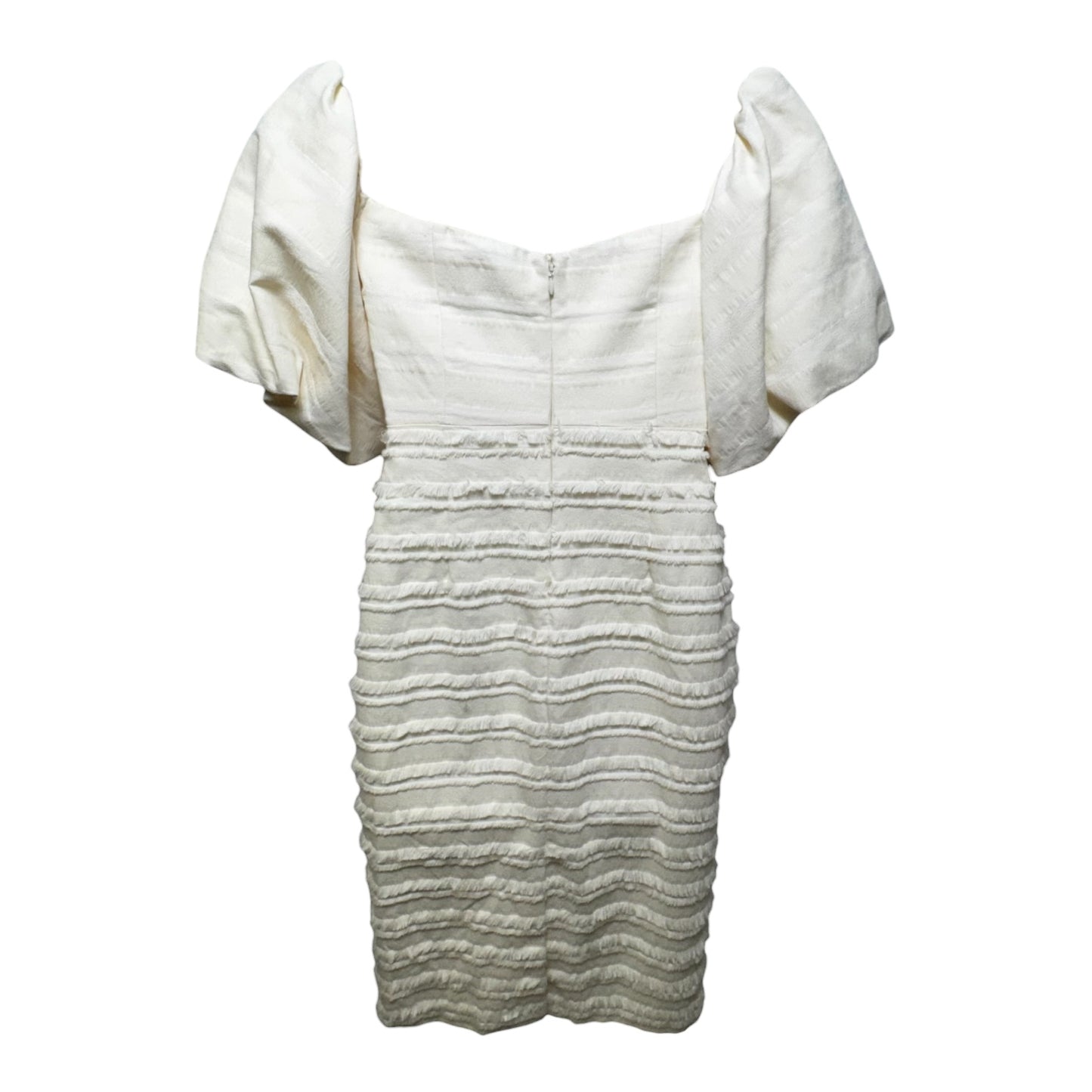 Cala Dress By Badgley Mischka In Cream, Size: 8