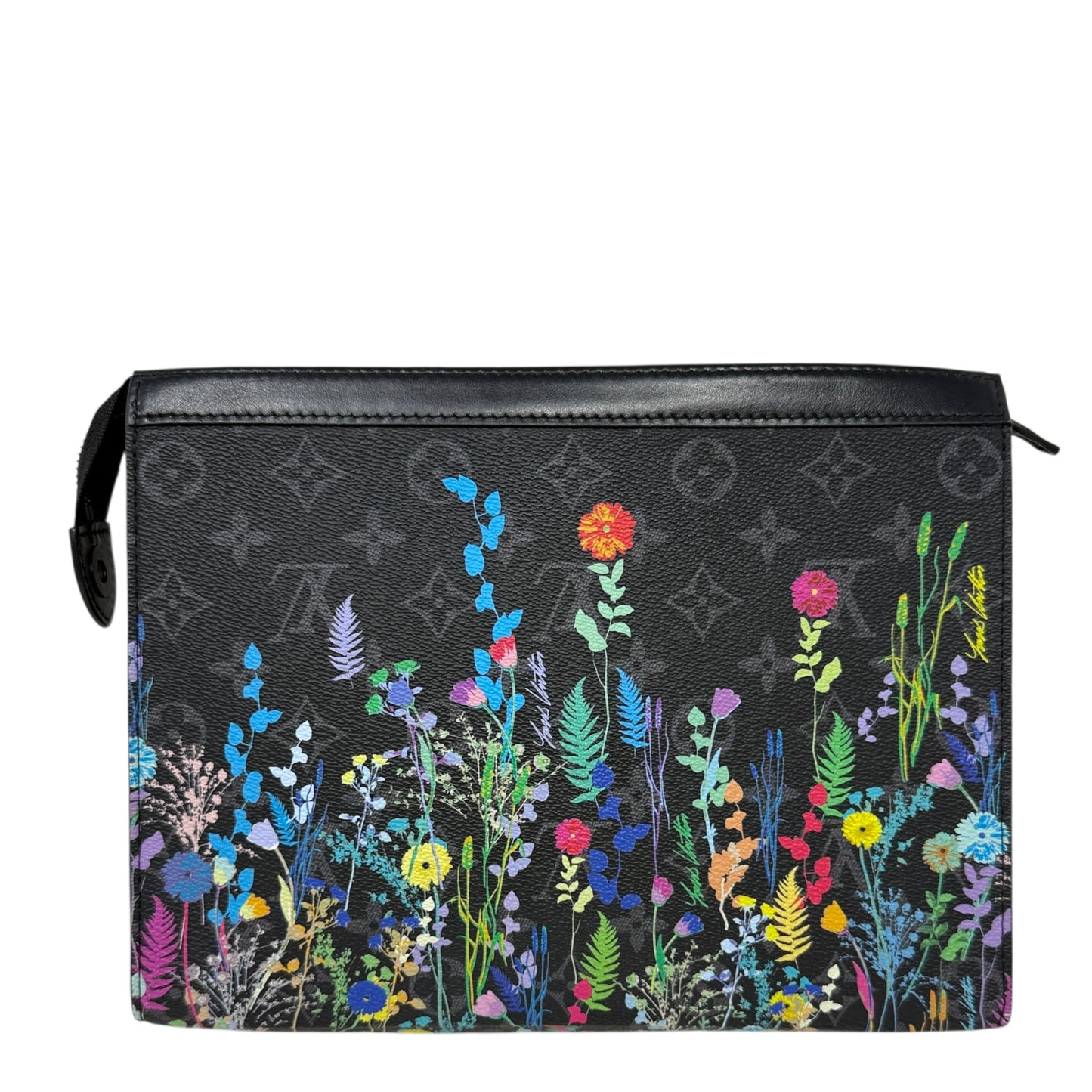 Limited Edition SS 220 Virgil Abloh Collection Monogram Eclipse Folia Pochette Voyage MM Luxury Designer By Louis Vuitton, Size: Medium