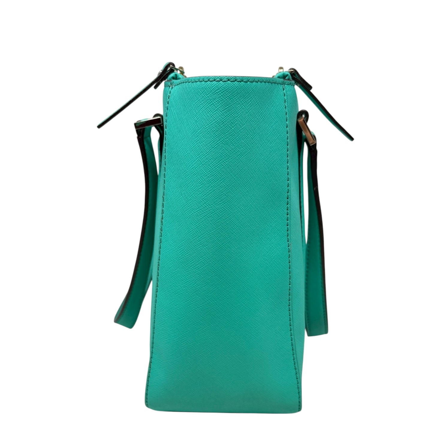 Newbury Lane Cadene Satchel Designer By Kate Spade In Neon Turquoise, Size: Medium