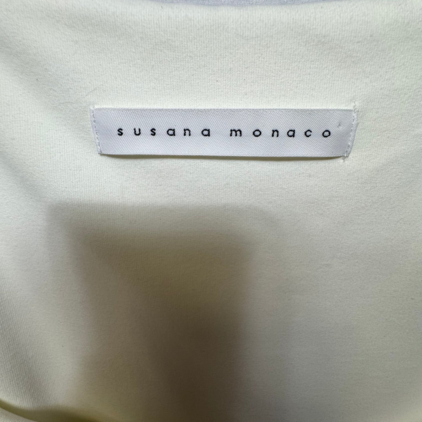 Top Sleeveless By susana monaco In Cream, Size: M
