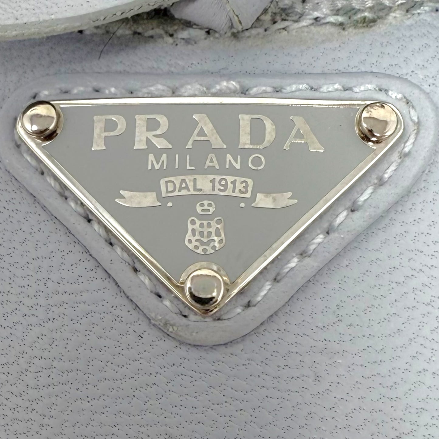 Nappa Lambskin Leather Bow Ballerina Flats Luxury Designer By Prada In Cornflower (Fiordaliso), Size: US 9/IT 39