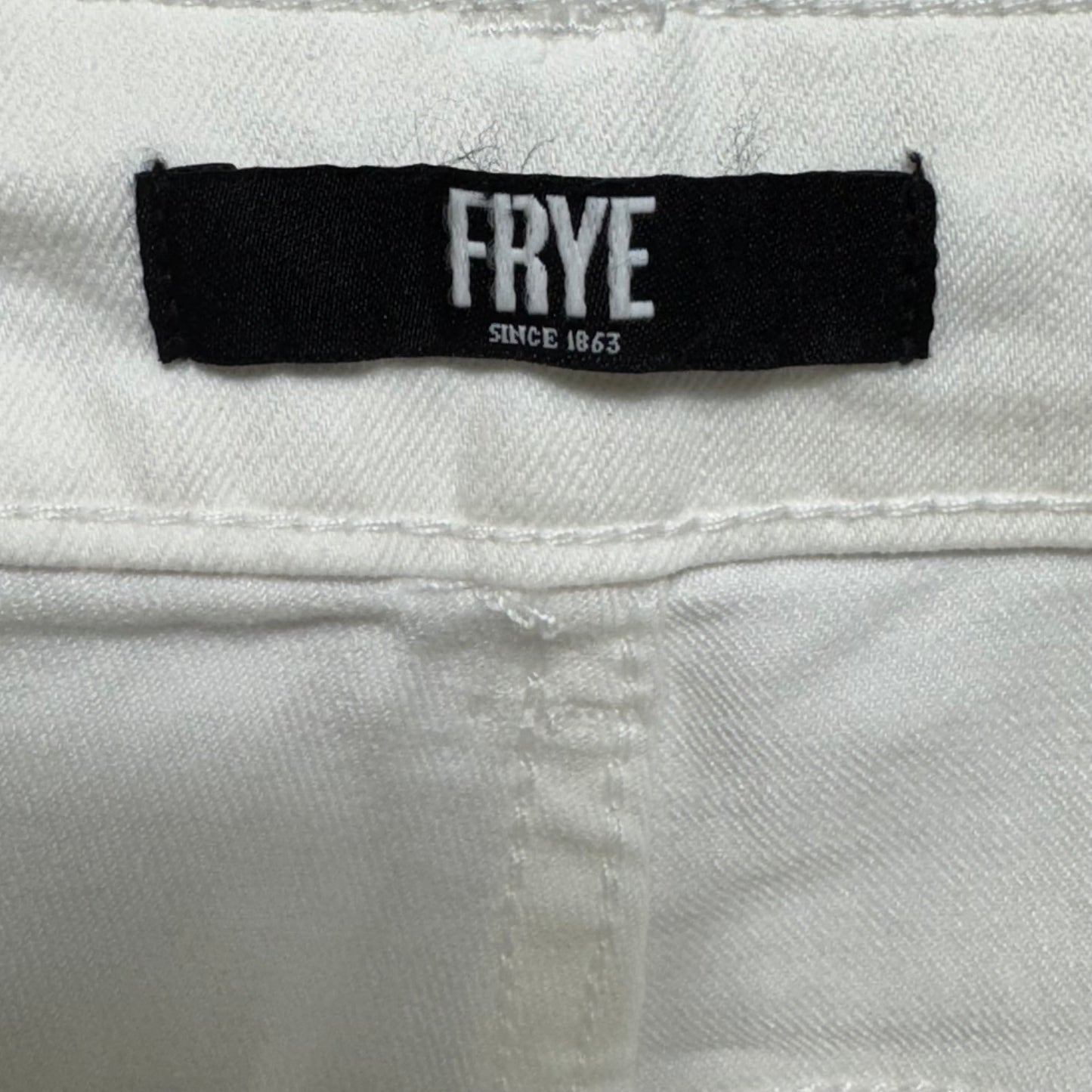 Jeans Designer By Frye In White, Size: 12/31