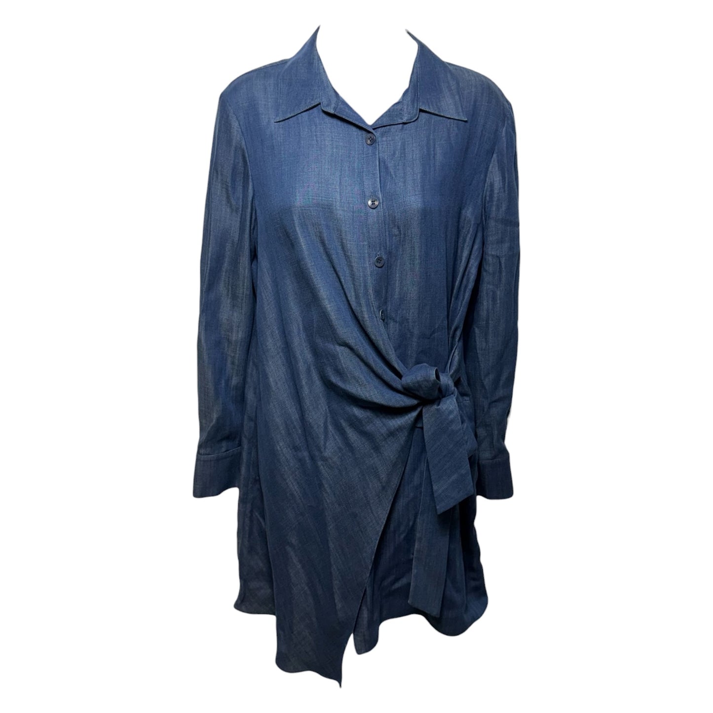 Drape Tunic Dress By Tibi In Blue, Size: 2