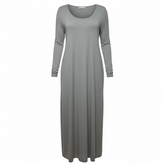 Dress Casual Maxi By Skims In Grey, Size: 4XL