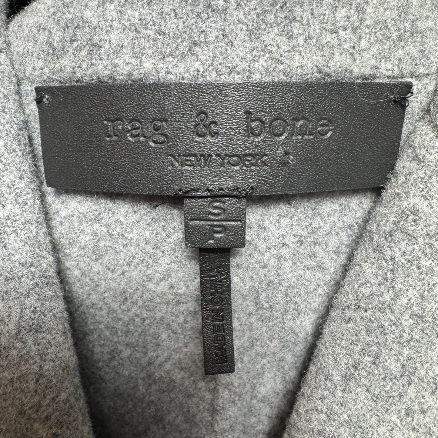 Wool Blend Vest Other By Rag And Bone In Grey, Size: S