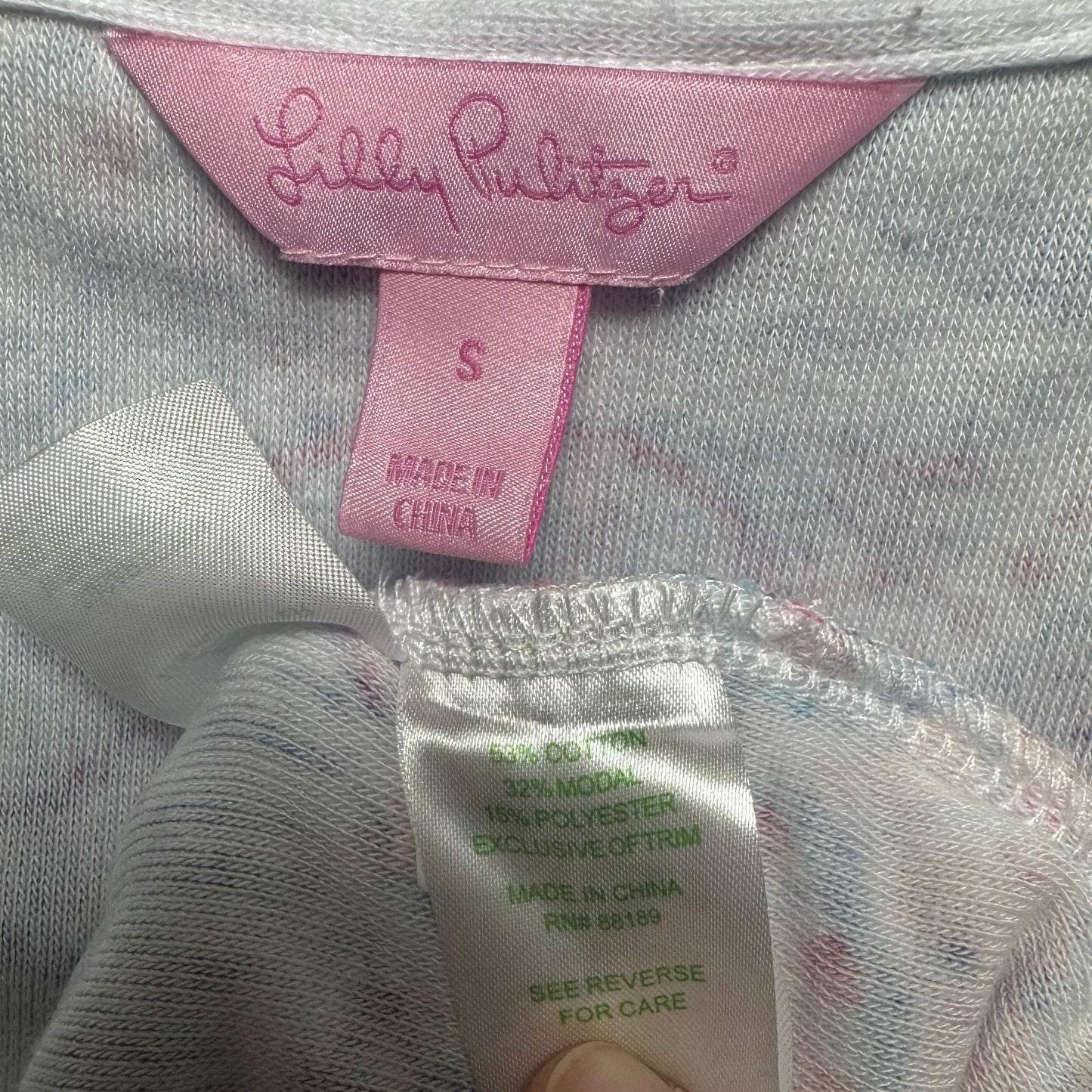 Higgs Hooded Coverup Designer By Lilly Pulitzer In Pinchers Picnic, Size: S
