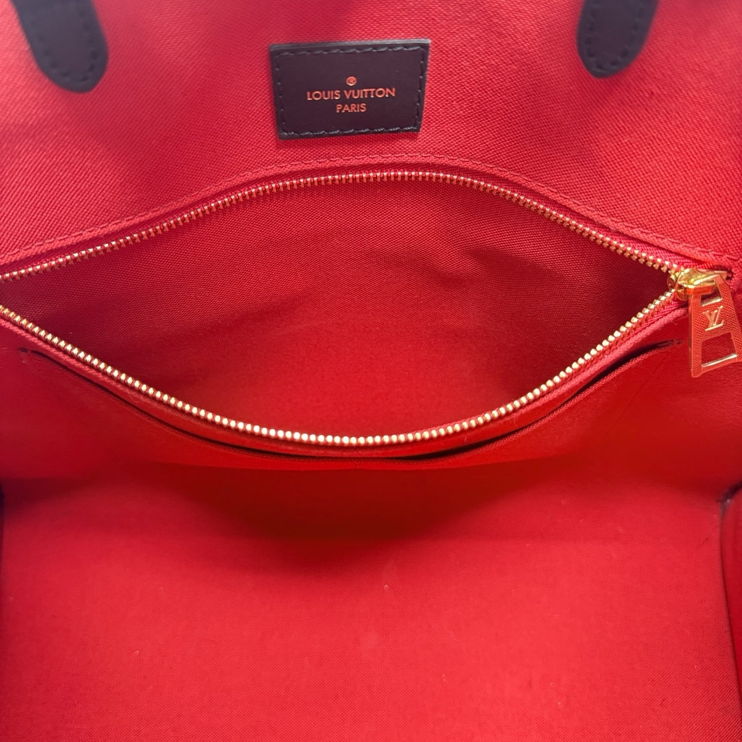 2022 On The Go Tote MM In Giant Monogram Canvas Luxury Designer By Louis Vuitton, Size: Medium