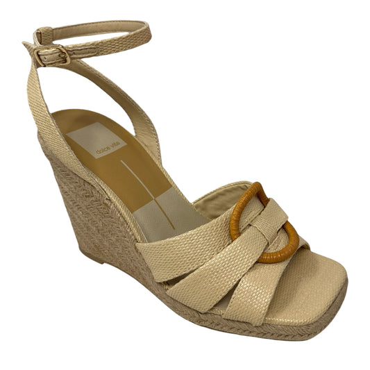 Maze Platform Espadrille Wedge Sandals By Dolce Vita In Cream, Size: 7.5