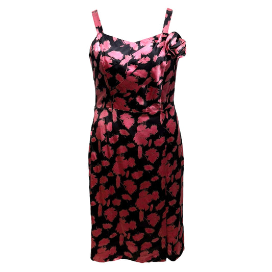 Silk Dress Casual Midi By Doncaster In Pink, Size: 8