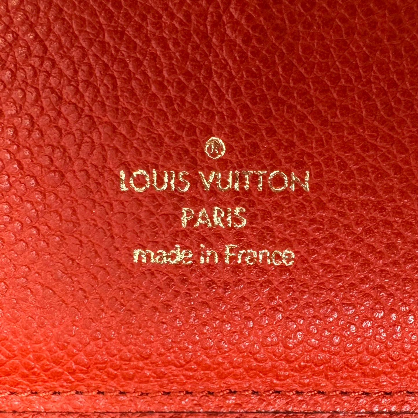 AS IS Monogram Empreinte Zippy Wallet Luxury Designer By Louis Vuitton, Size: Large