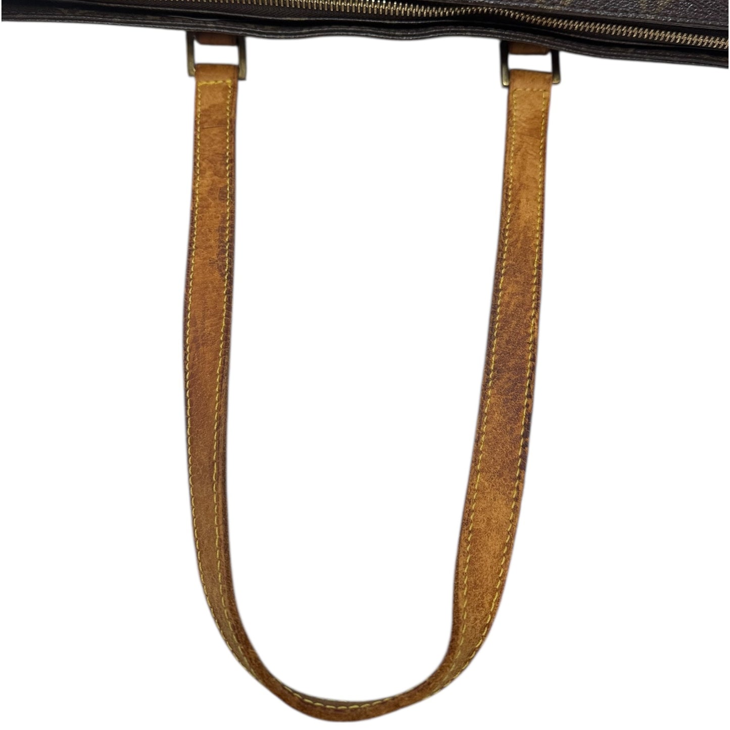 2002 Monogram Canvas Cabas Mezzo Tote Luxury Designer By Louis Vuitton, Size: Large