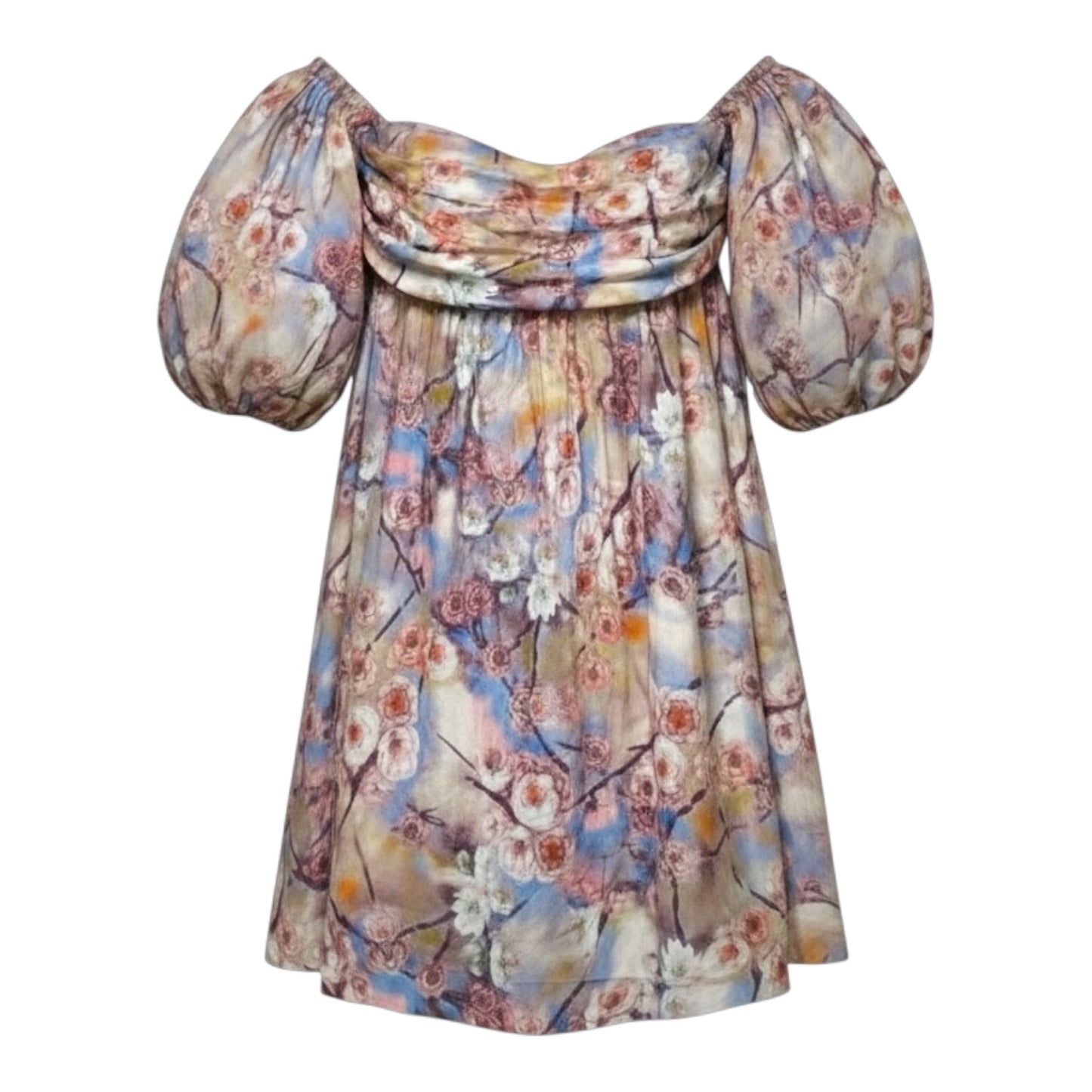 Kali Tuck Off Shoulder Mini Dress By Bardot In Floral Print, Size: XXL