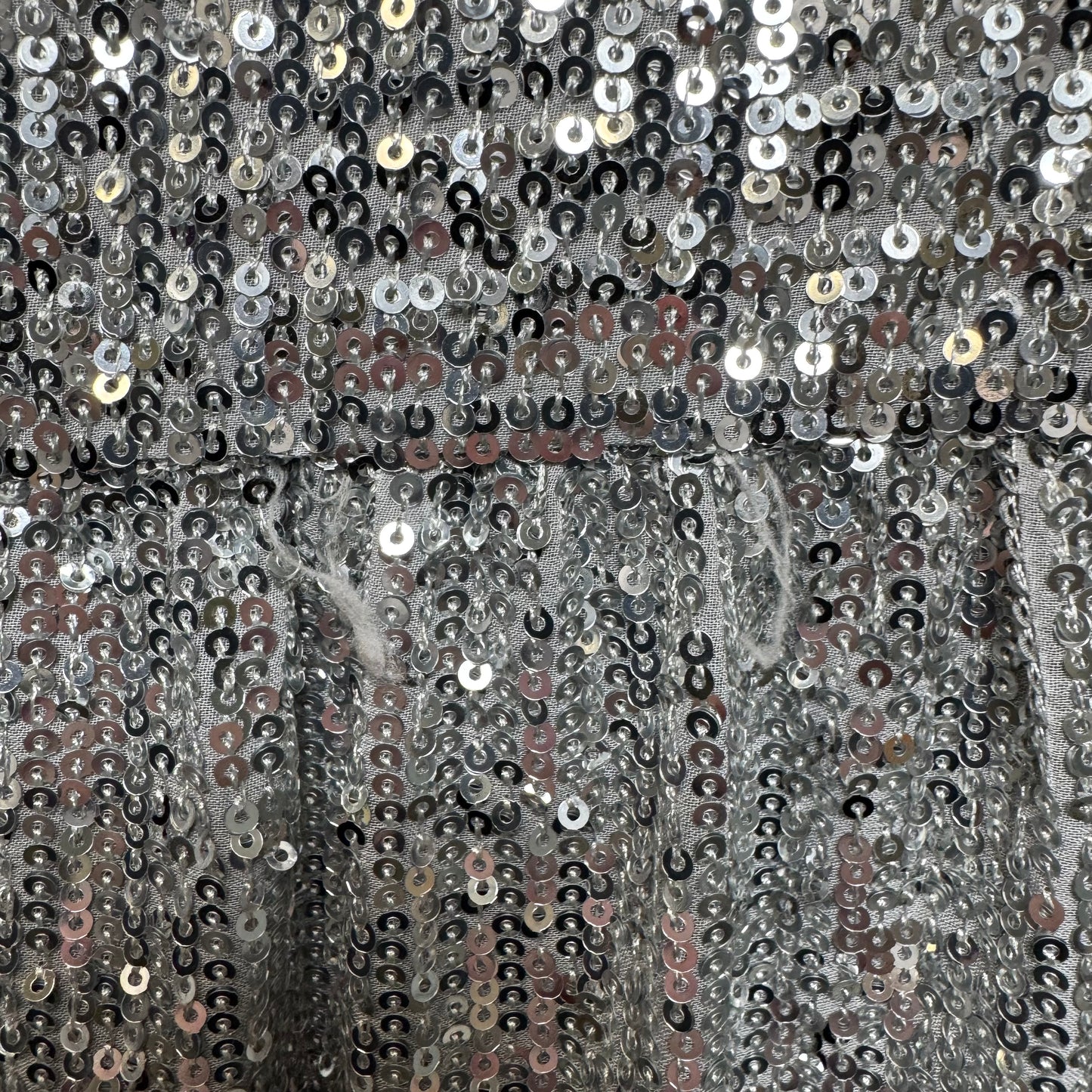 AS IS Marion Sequin Long Dress By Emerson Frye In Silver, Size: M