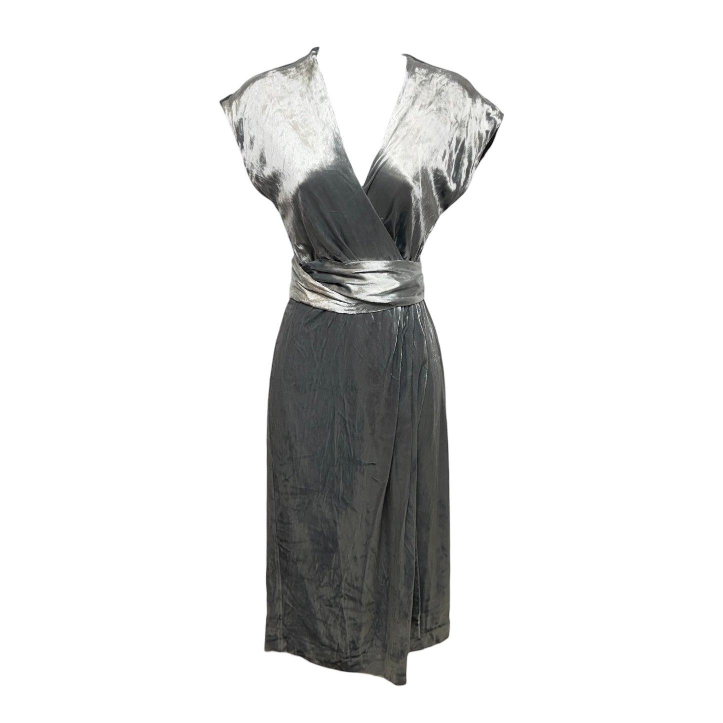 Dress Party Midi By J. Crew In Grey, Size: 00