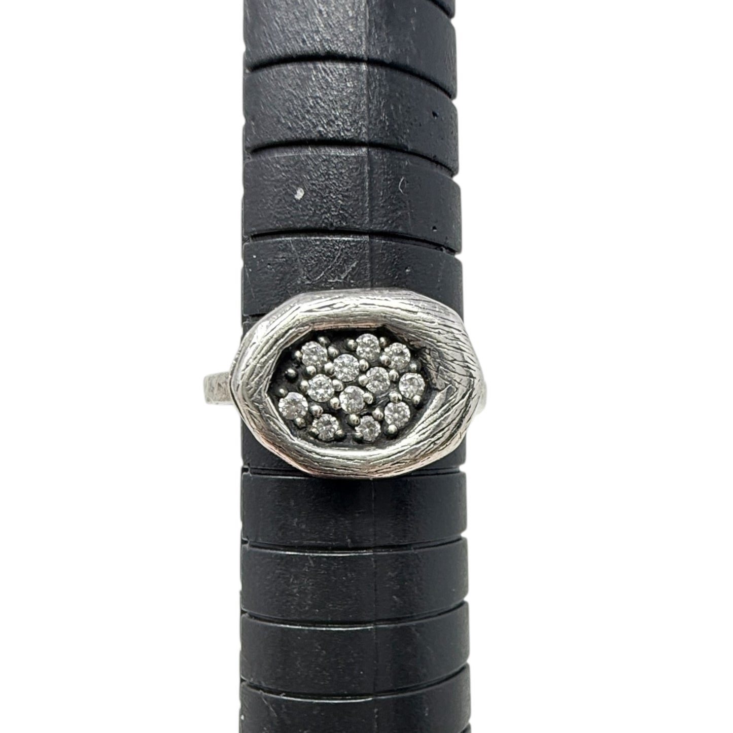 Light Dancer Cubic Zirconia Ring In Sterling Silver By Silpada, Size: 6
