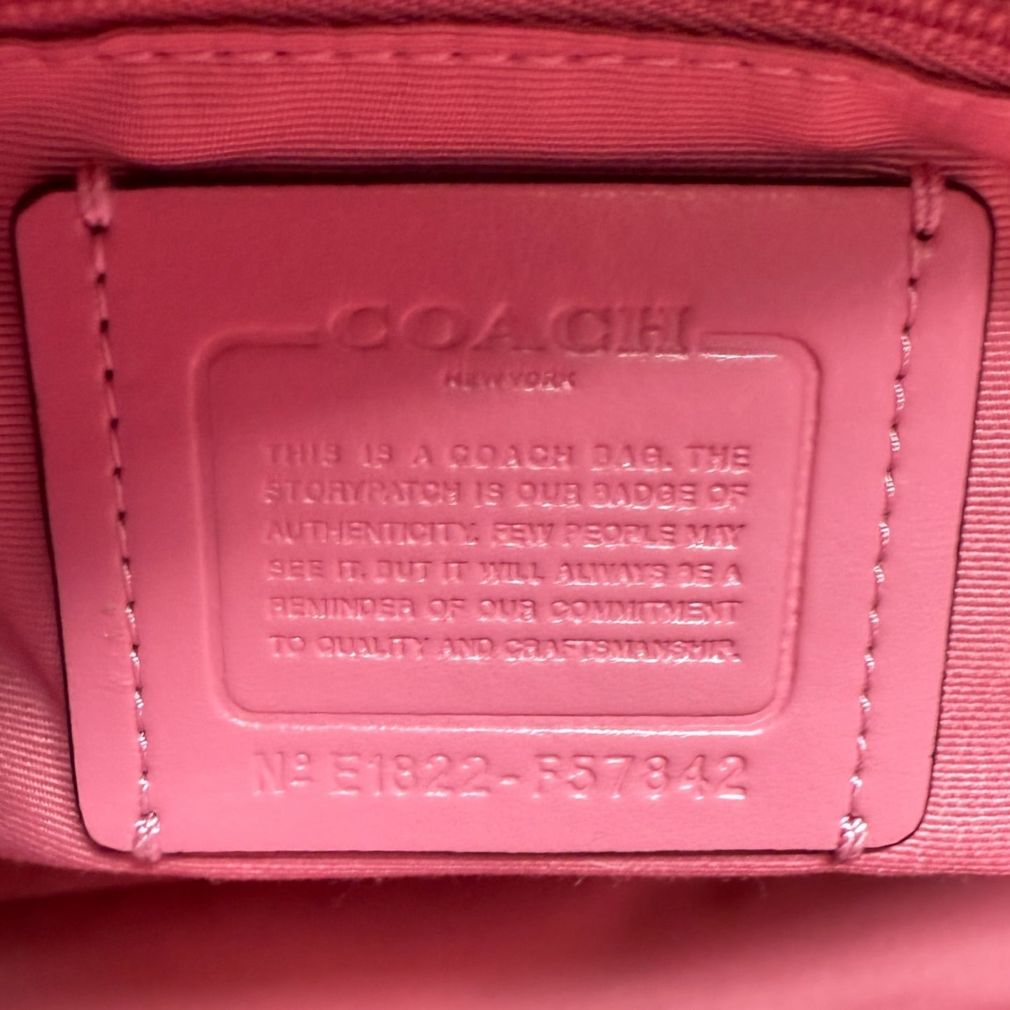 Signature Drawstring Carryall Designer By Coach, Size: Medium