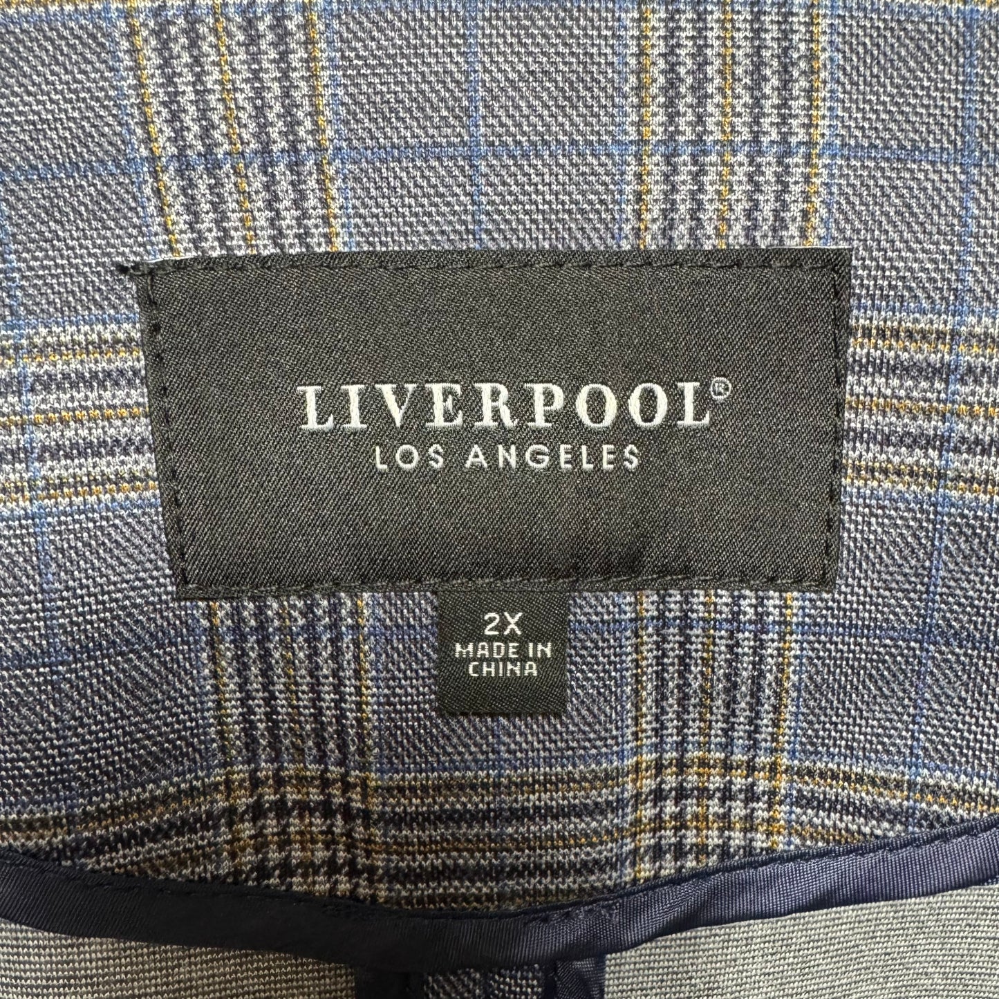Jacket Other By Liverpool In Plaid Pattern, Size: 2x