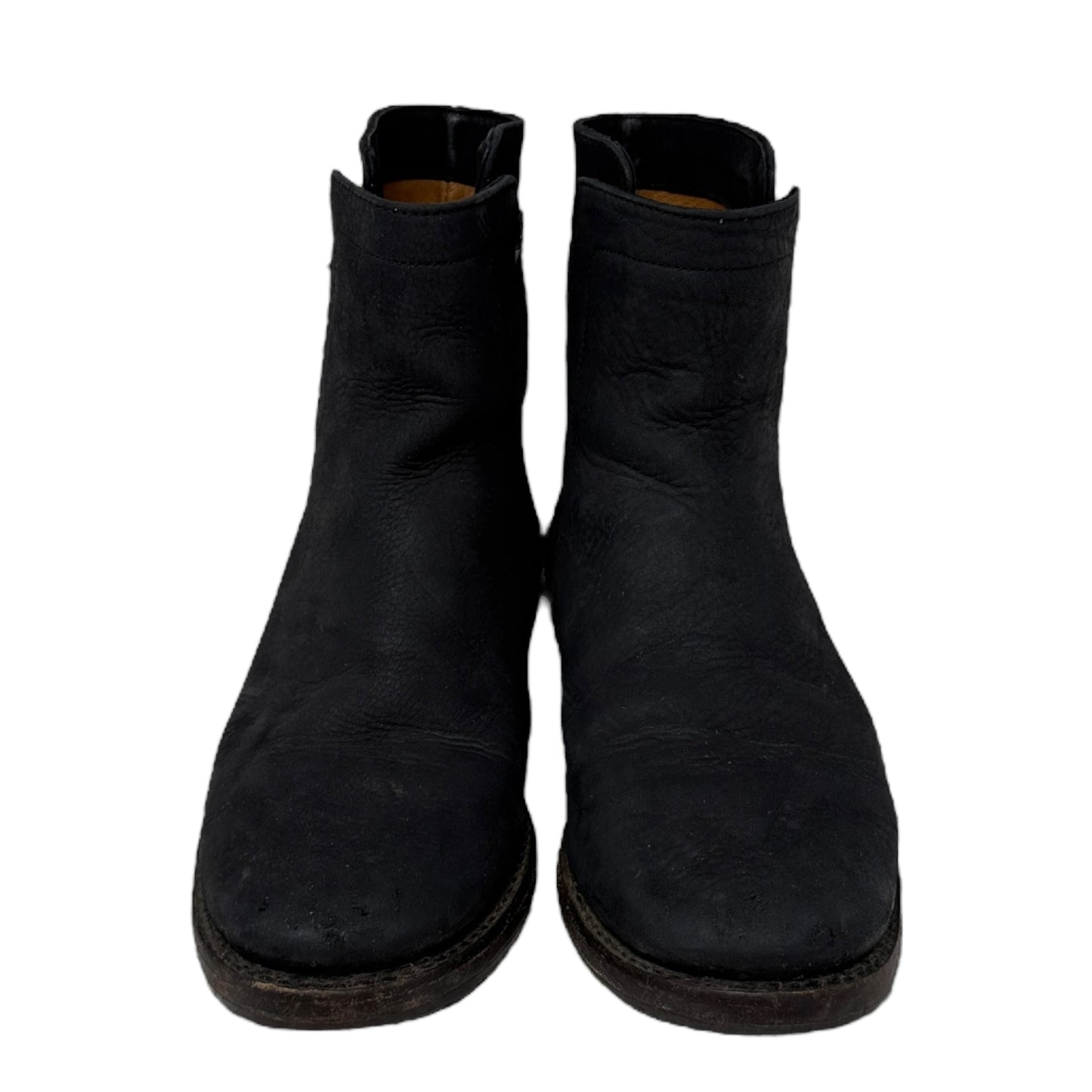 Natalie Double Zip Boots Designer By Frye In Black, Size: 7.5