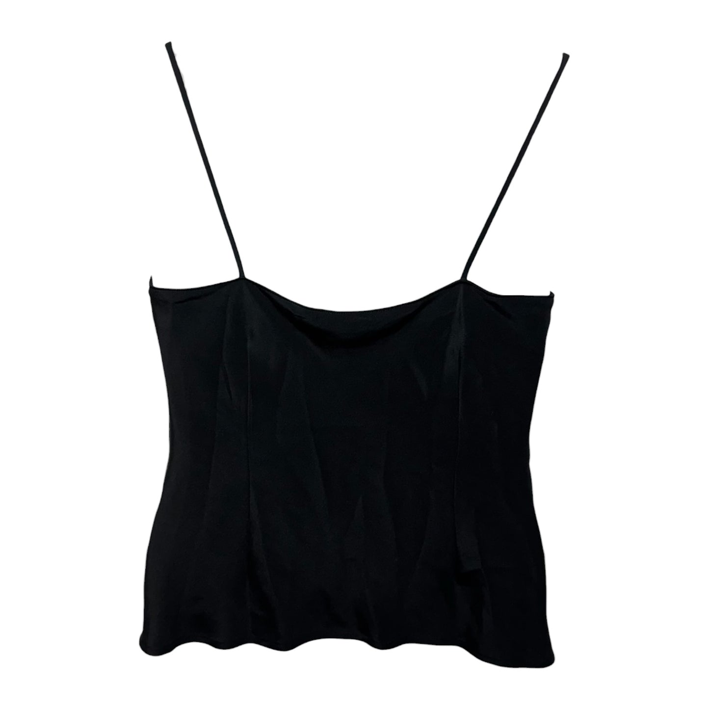 Silk Top Cami By Talbots In Black, Size: 10 Petite