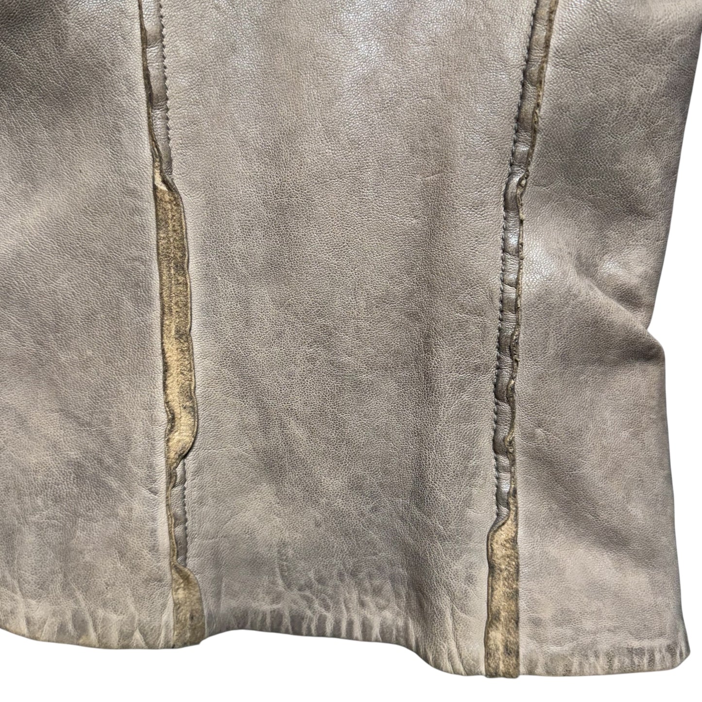 Gypsy Lambskin Leather Jacket By Mauritius In Tan, Size: M