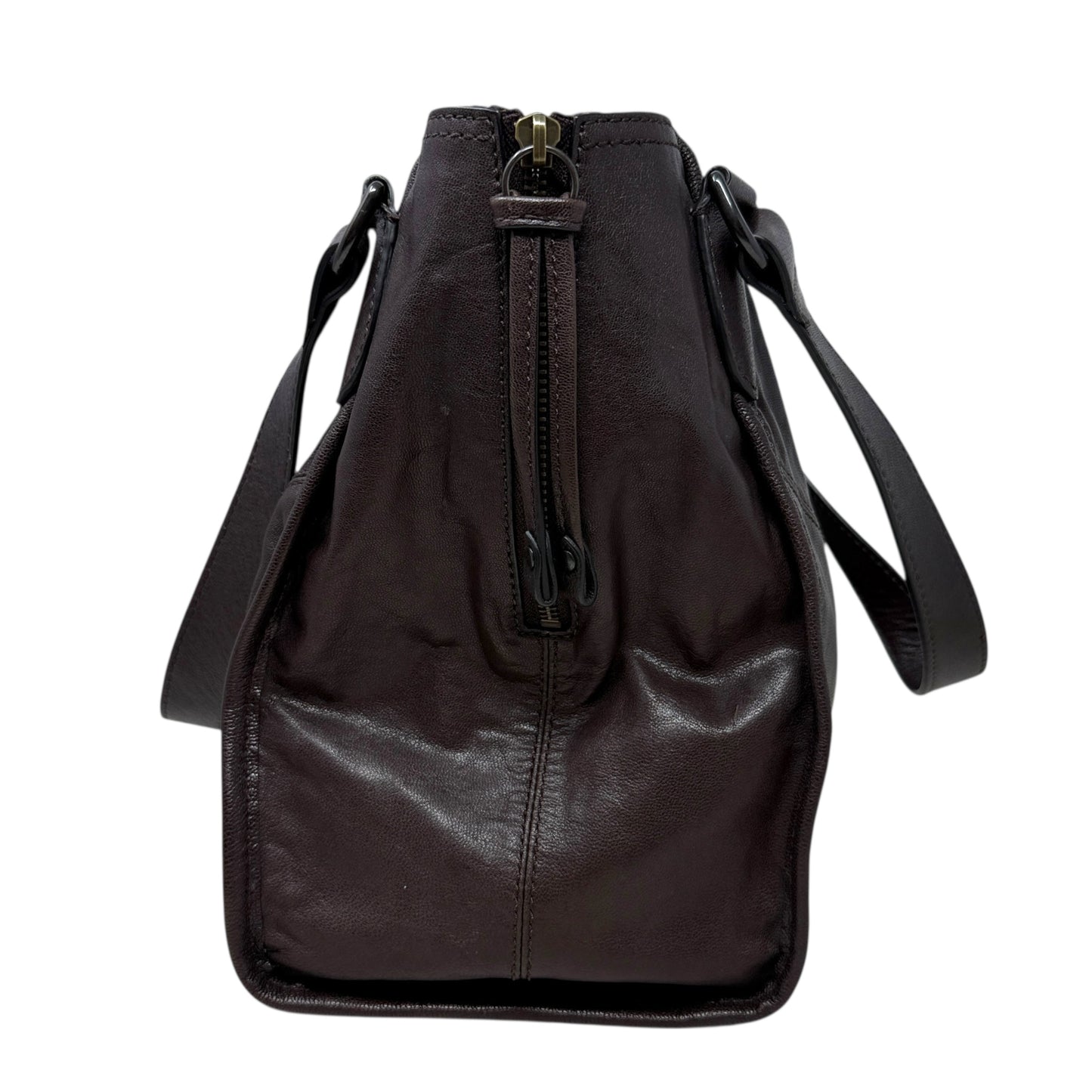 Gina Leather Tote Designer By Frye, Size: Medium