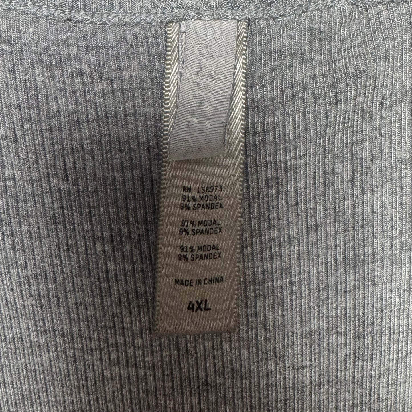 Dress Casual Maxi By Skims In Grey, Size: 4XL