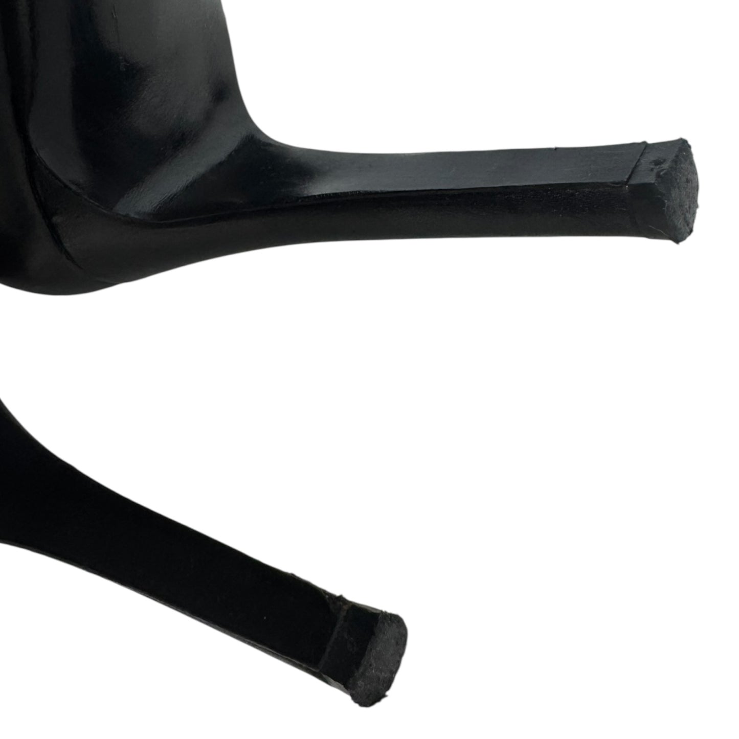 Heels Shoes Luxury Designer By Prada In Black, Size: 10 (IT 40)