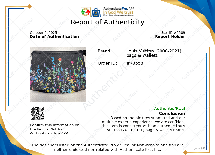 Limited Edition SS 220 Virgil Abloh Collection Monogram Eclipse Folia Pochette Voyage MM Luxury Designer By Louis Vuitton, Size: Medium