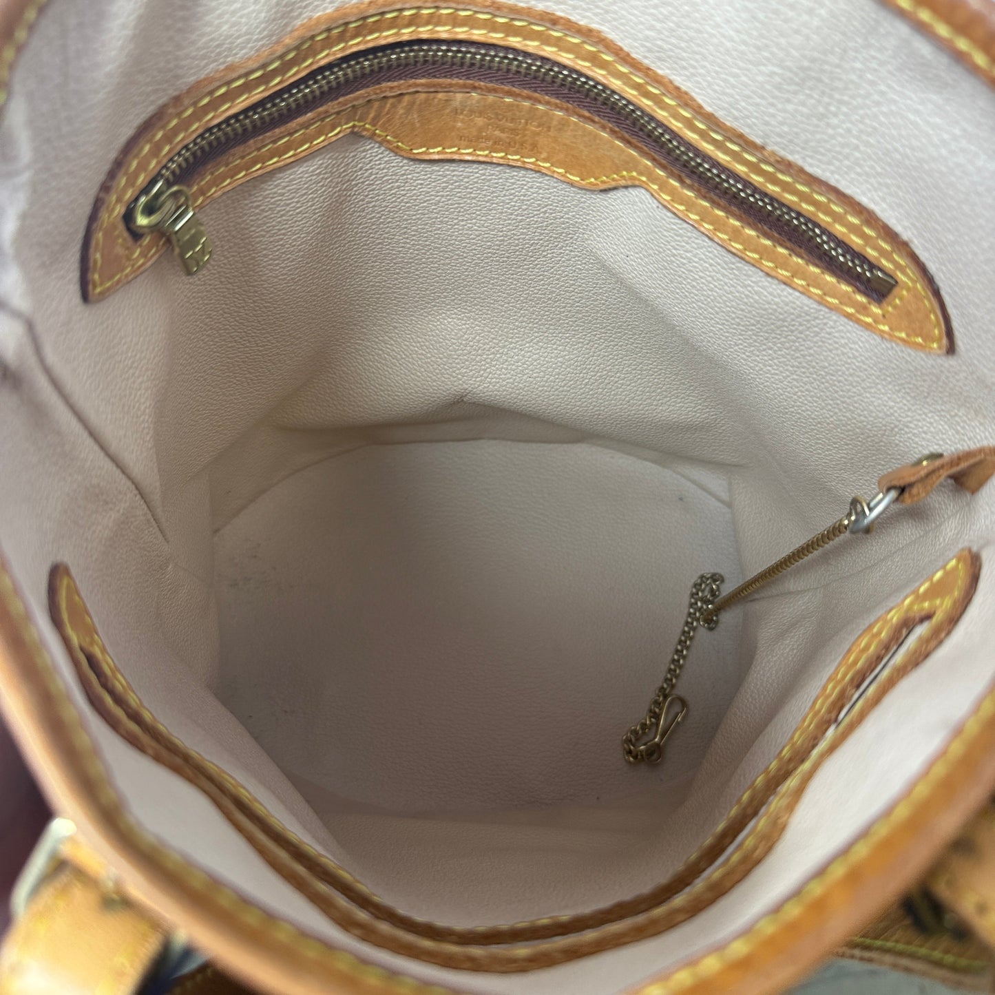 2002 Monogram Petit Bucket 23 Tote  Luxury Designer By Louis Vuitton, Size: Small