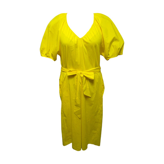 Everly Lemon Dress Casual Maxi By Alex Marie X Brrr° In Lemon, Size: M