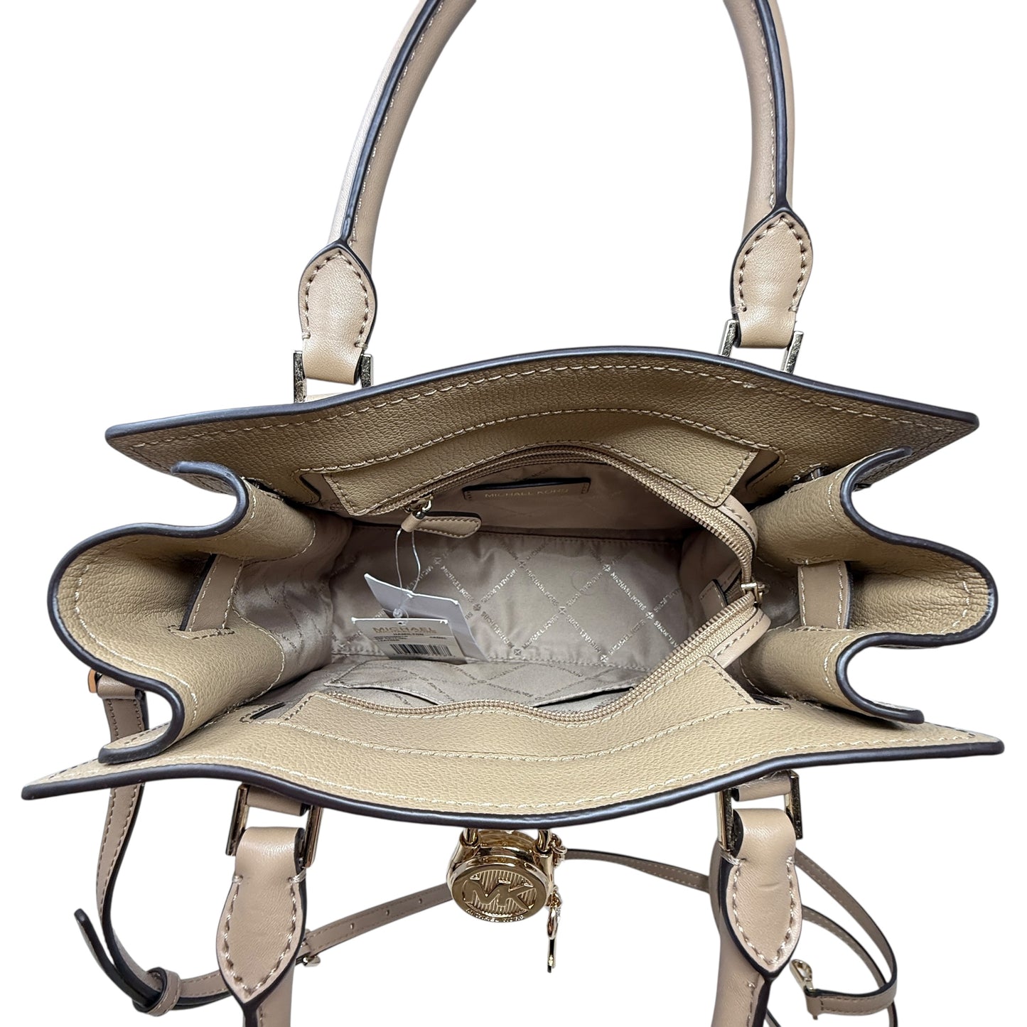 Hamilton Leather & Haircalf Satchel By Michael By Michael Kors, Size: Small