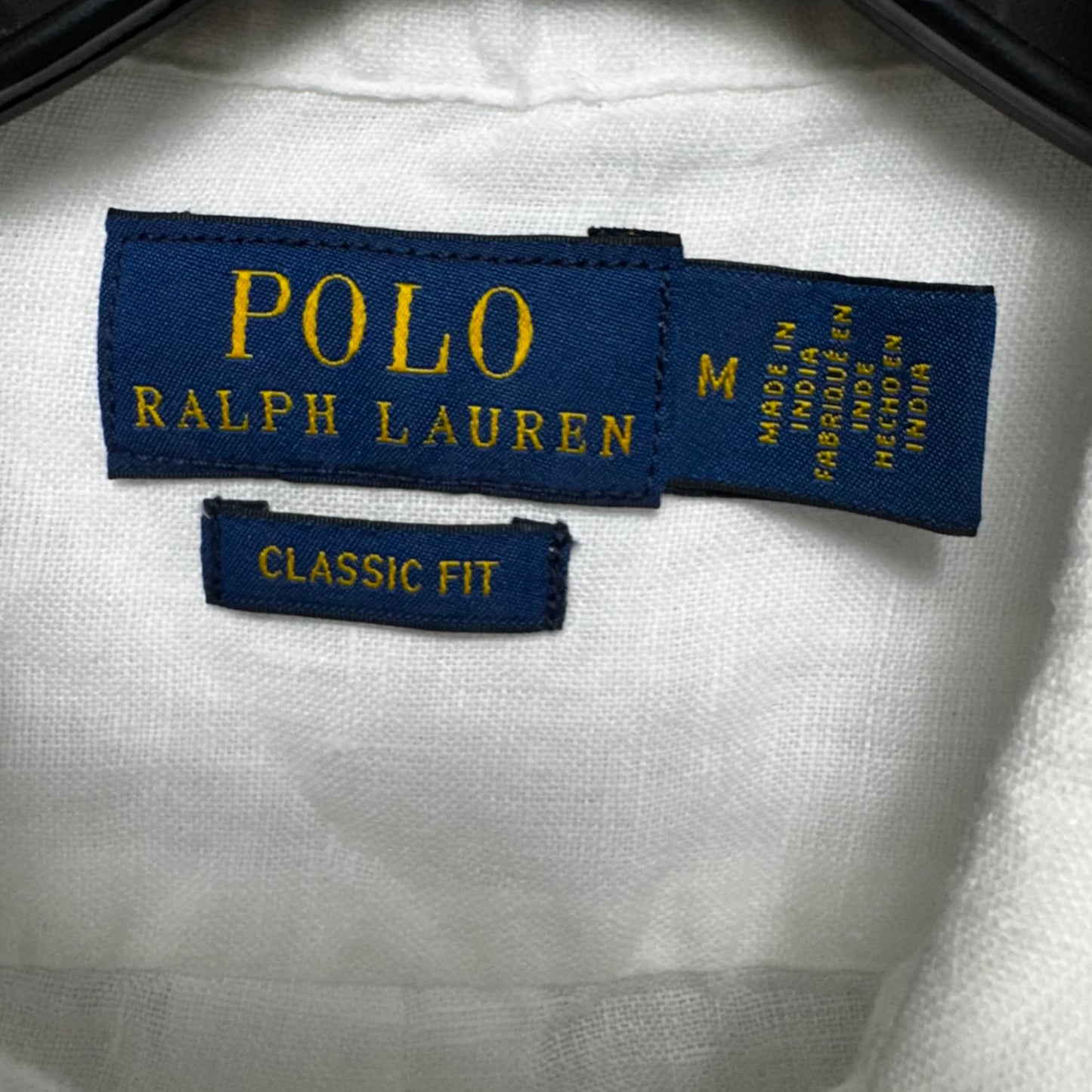 MEN’S Linen Top Short Sleeve By Polo Ralph Lauren In White, Size: M MEN’S
