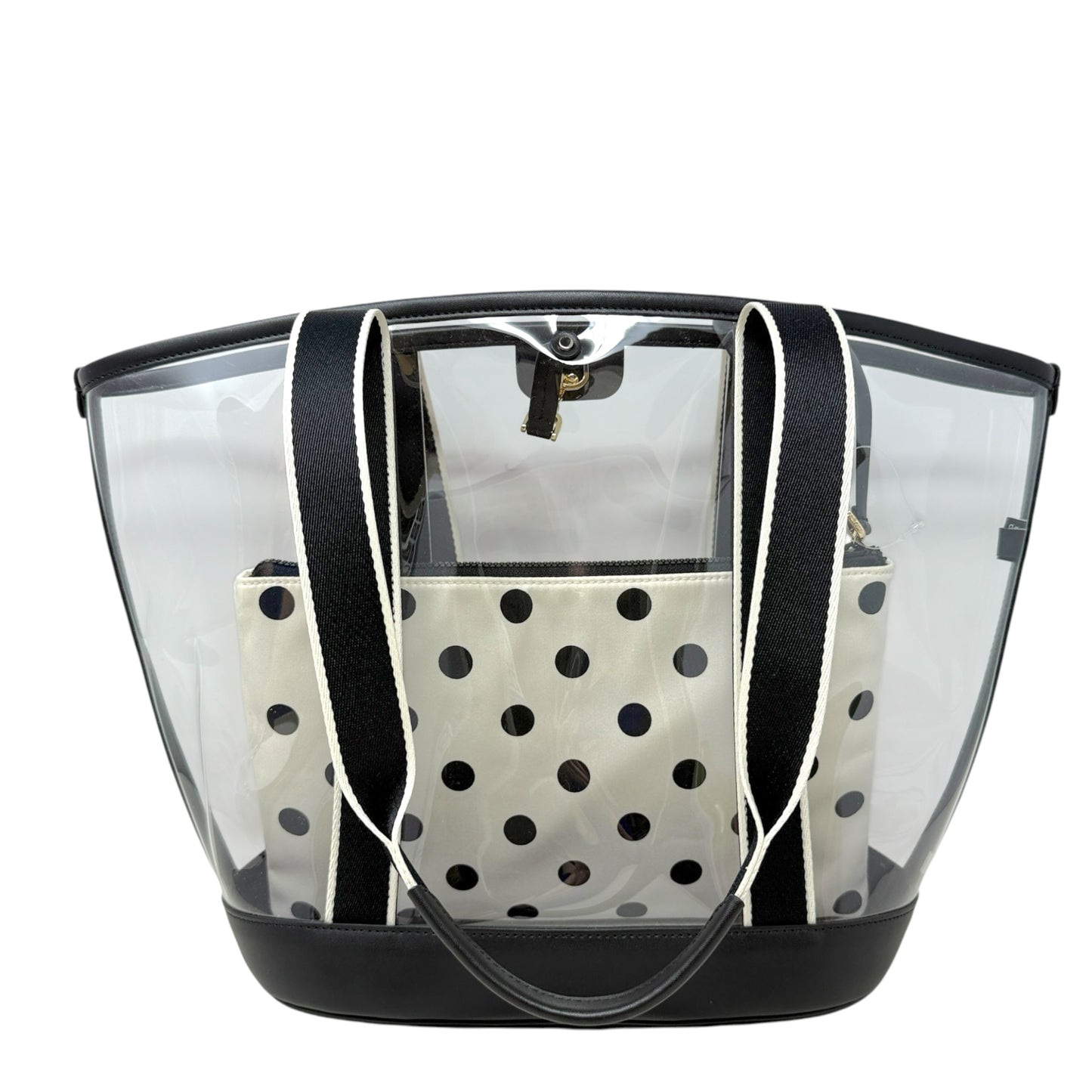 Clare See Through Tote Designer By Kate Spade, Size: Medium