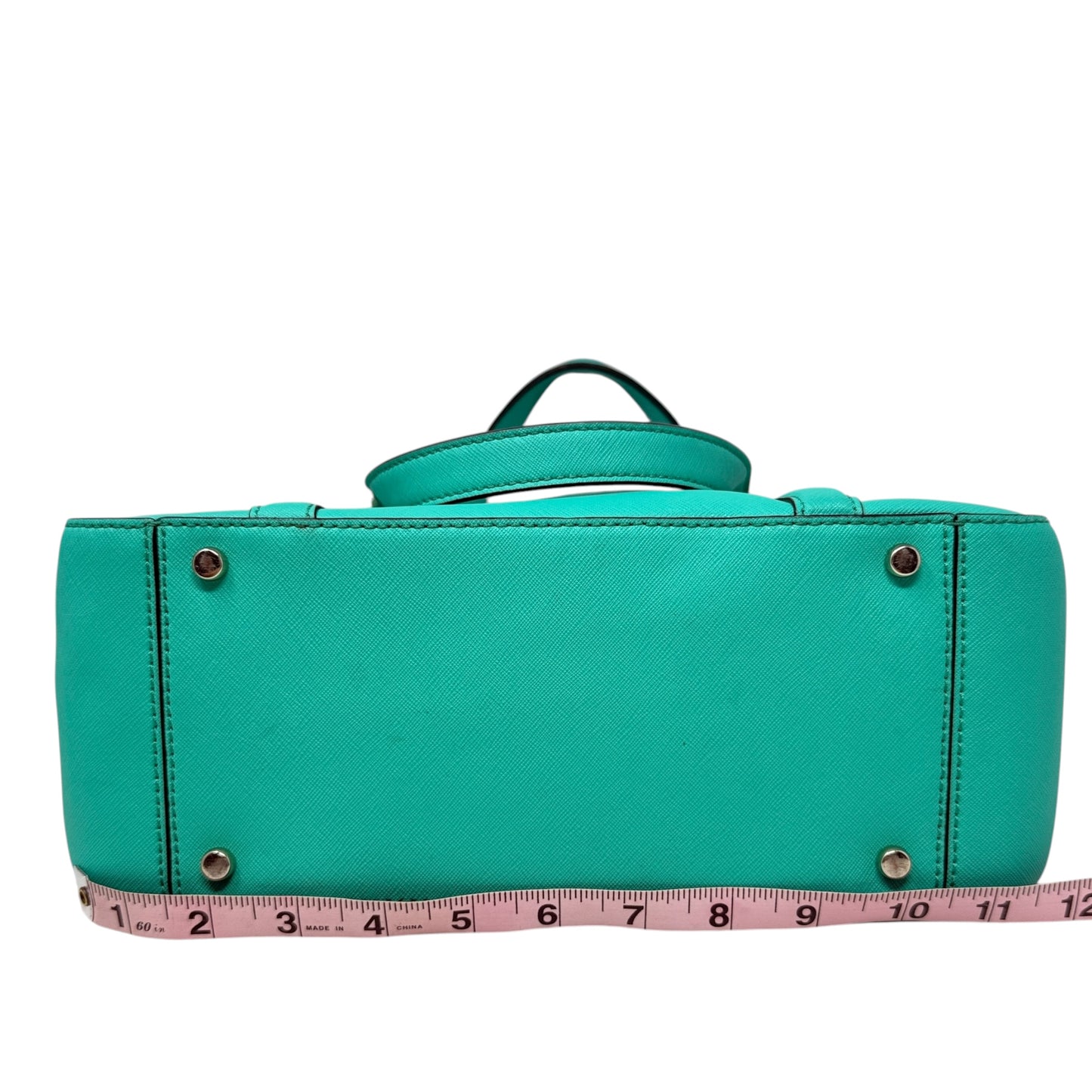 Newbury Lane Cadene Satchel Designer By Kate Spade In Neon Turquoise, Size: Medium