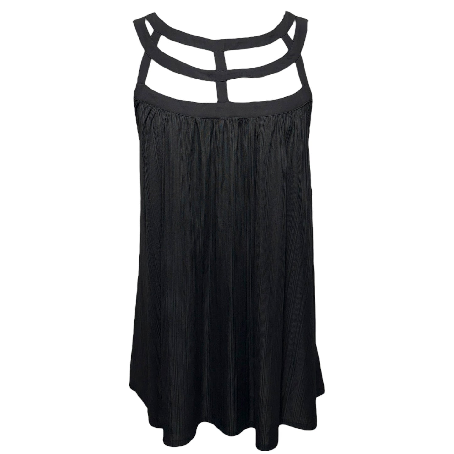 Studio Knit Strappy Swing Tank By Torrid In Black, Size: 4