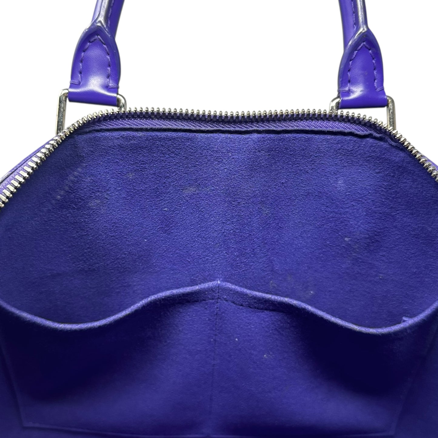 Alma MM Epi Figue Handbag Luxury Designer By Louis Vuitton, Size: Medium