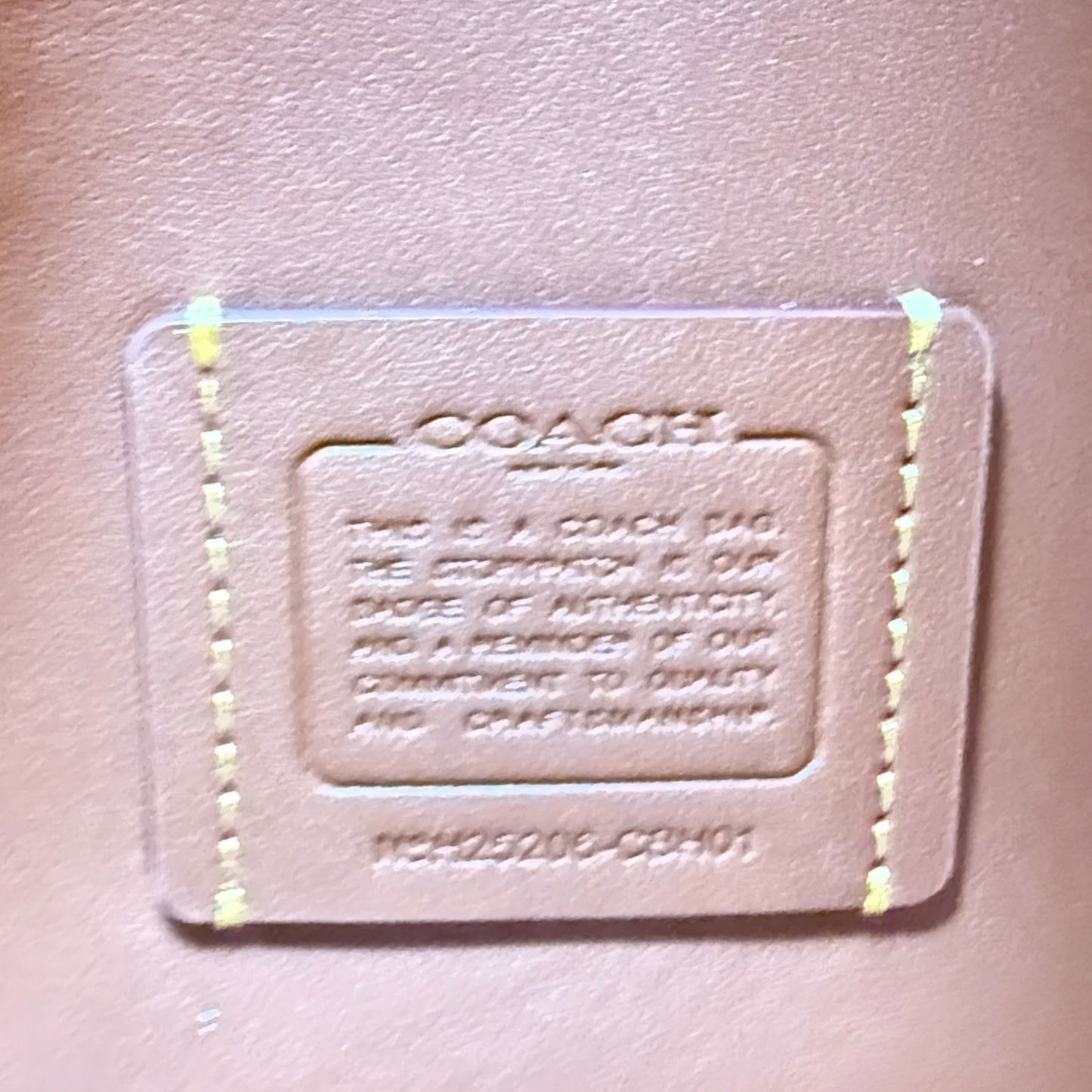 Hadley Smooth Leather Crossbody Bag Designer By Coach, Size: Medium