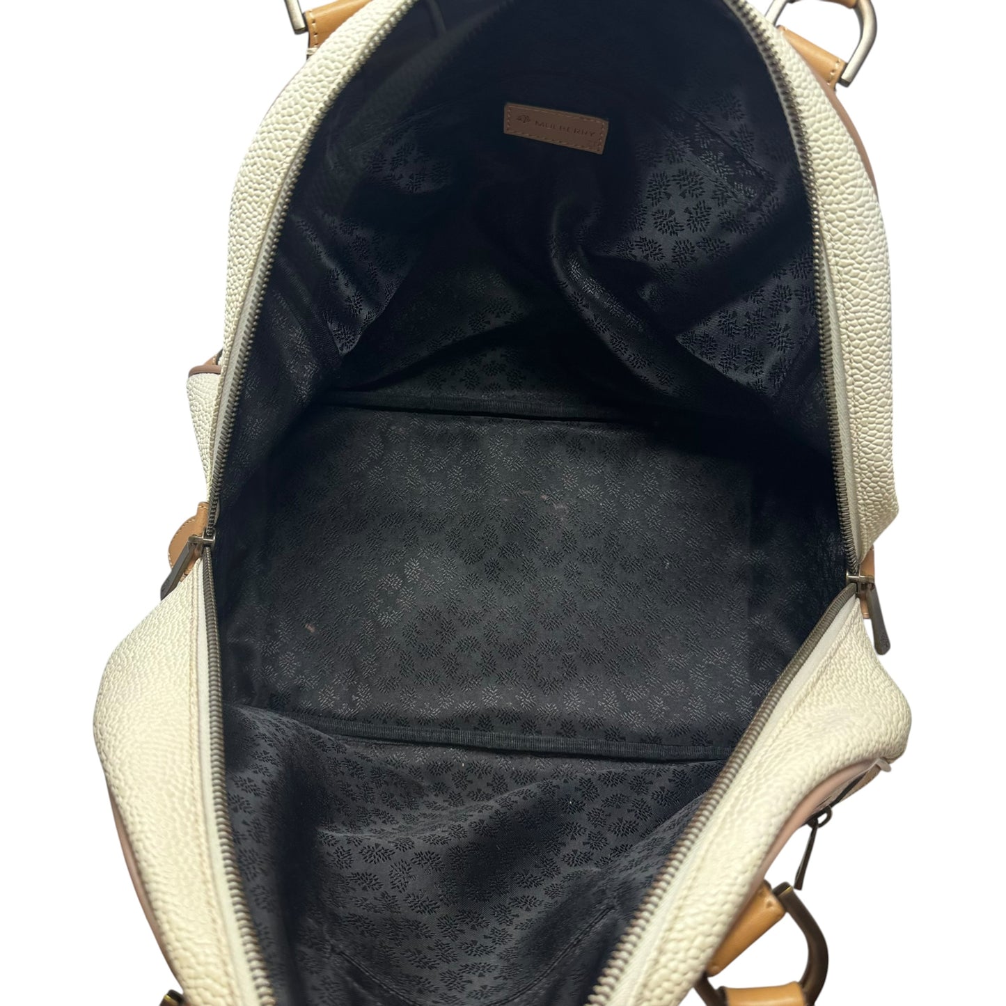 AS IS Heritage Scotch Grain Bowler Bag Handbag Luxury Designer By Mulberry, Size: Large