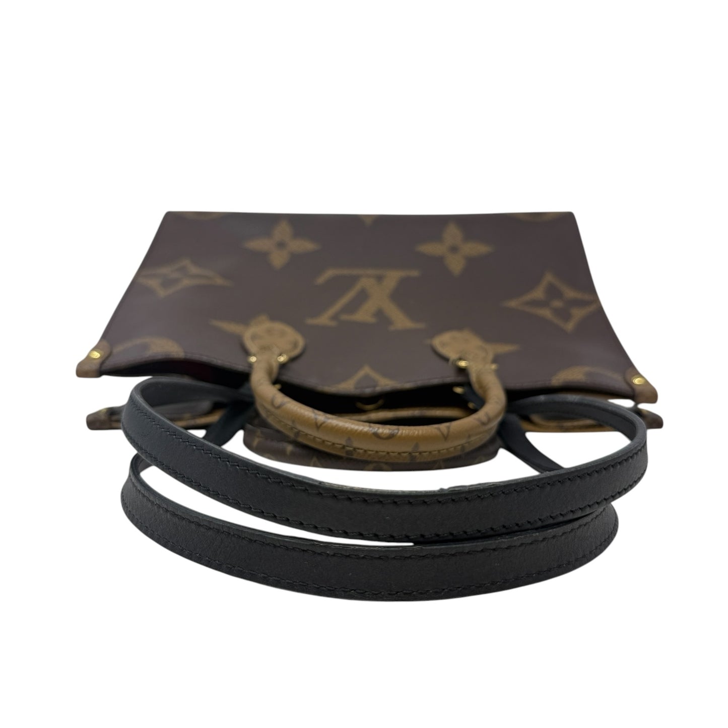 2022 On The Go Tote MM In Giant Monogram Canvas Luxury Designer By Louis Vuitton, Size: Medium